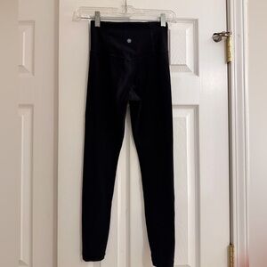 Athleta Ultra High Rise Elation 7/8 Black Legging Size XXS